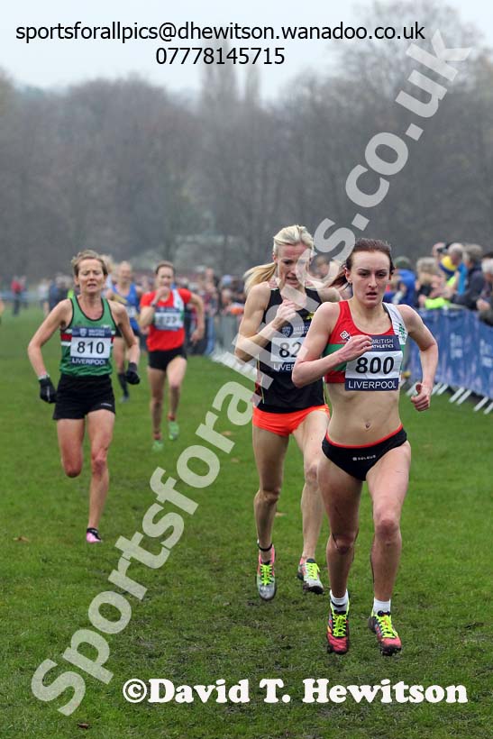 Senior women's European Cross Country Trials, Sefton Park, Liverpool. Photo: David T. Hewitson/Sports for All Pics